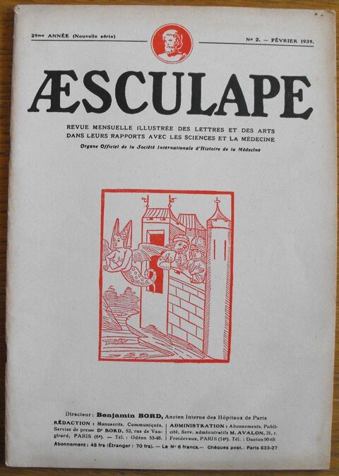 REVUE AESCULAPE N° 2 FÉVRIER 1939 10 Camors (56)