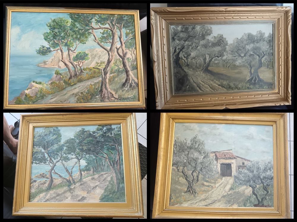 Tableaux paysages proven&ccedil;aux 