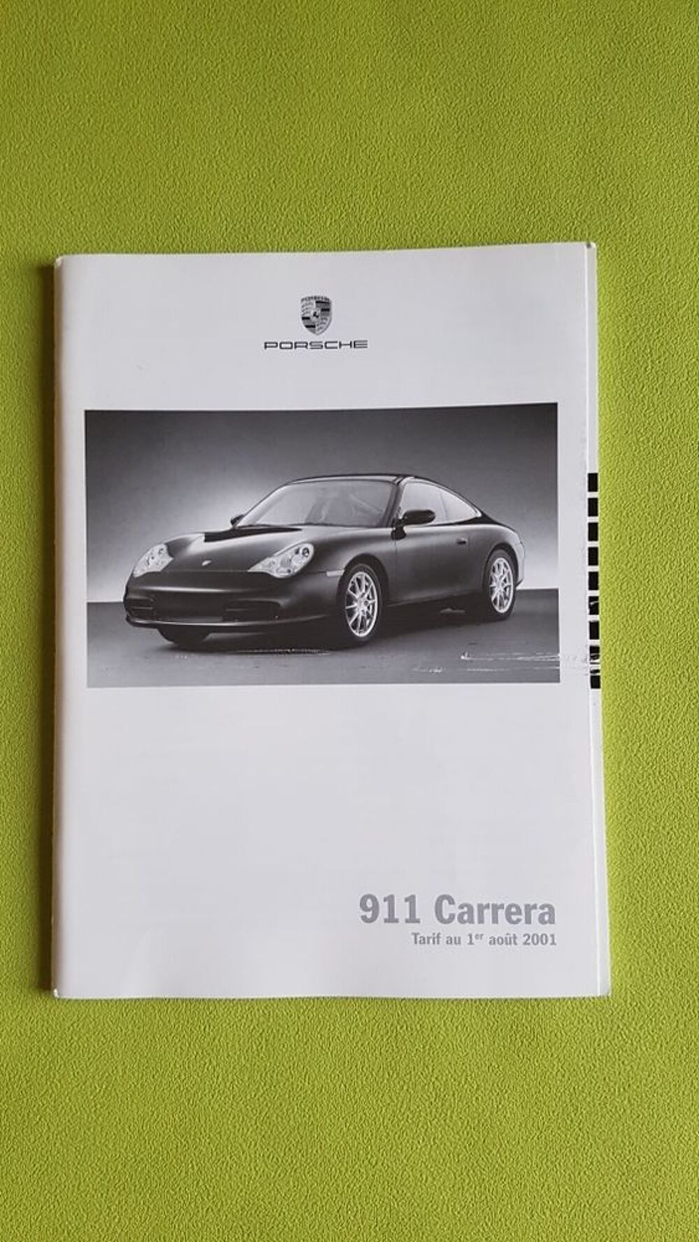 PORSCHE 911CARRERA * LES TARIFS * 