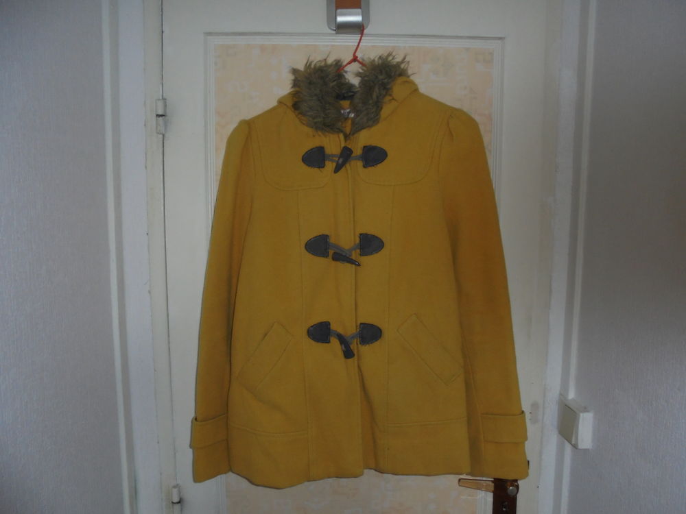 manteau femme jaune moutarde taille S ( 36 / 38 ) Vêtements