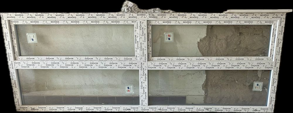 Fen&ecirc;tre PVC Sch&uuml;co neuve- double vitrage - 275x100 cm- Bricolage