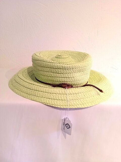 �OE� Chapeau Femme Et� Plage Vacances vert menthe 23 Gap (05)