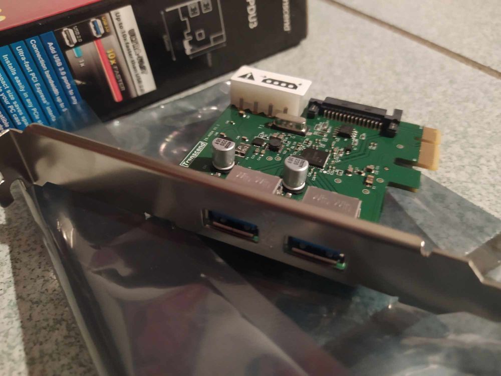Transcend TS-PDU3 Carte PCI Express Expansion card USB 3.0
Matériel informatique