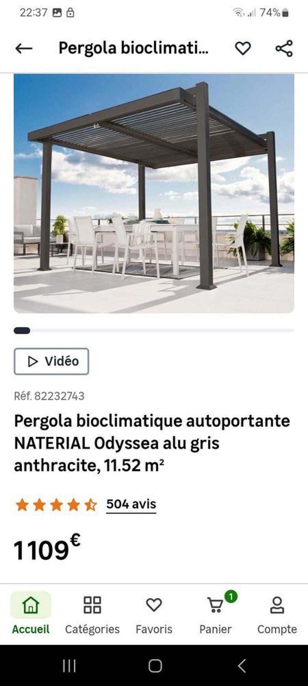 PERGOLA BIOCLIMATIQUE Jardin