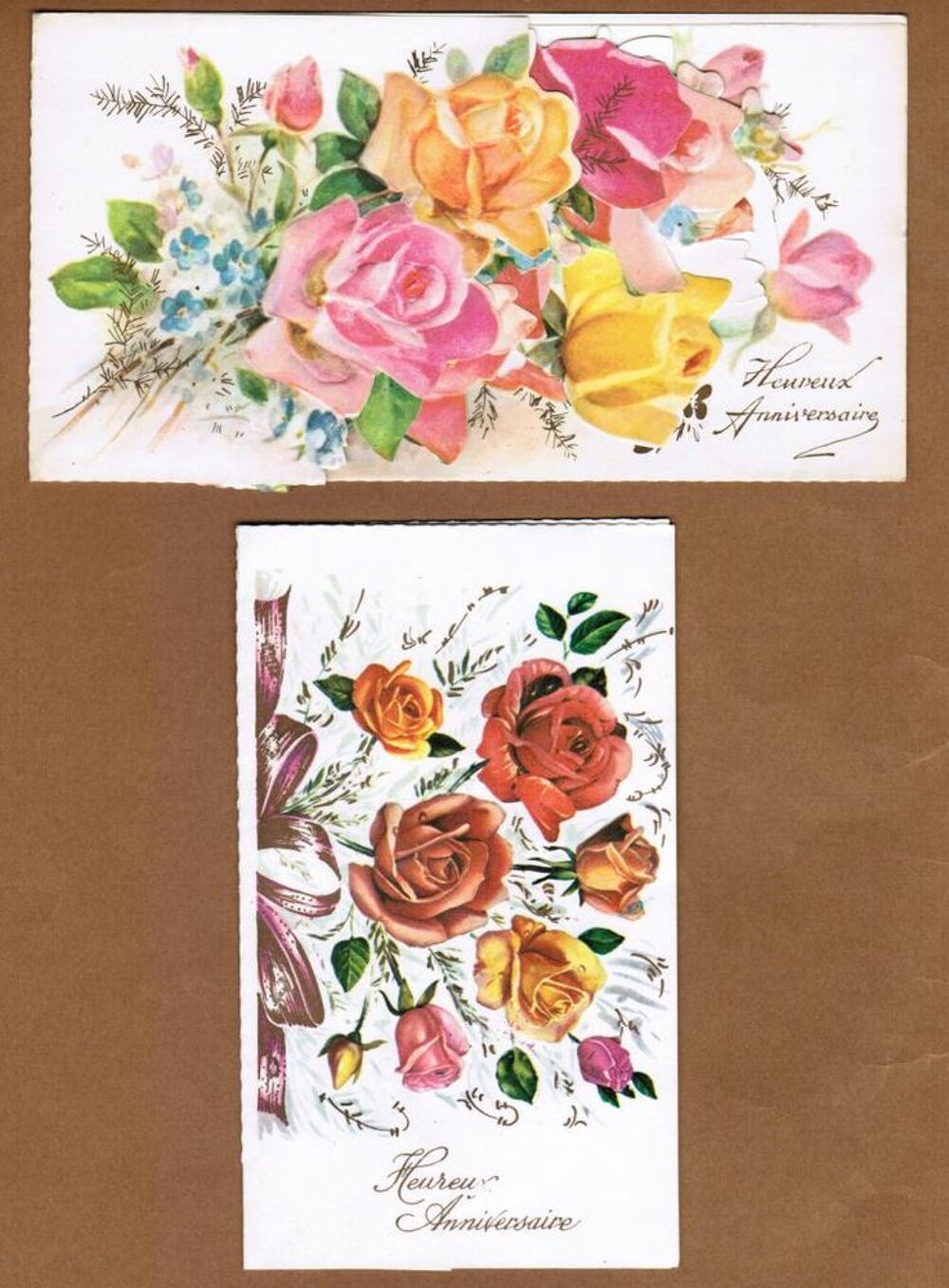 Lot 4 Carnets d&eacute;pliants Parfum&eacute;s 3D 