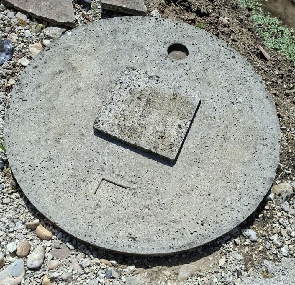 Couvercle b&eacute;ton regard circulaire Bricolage