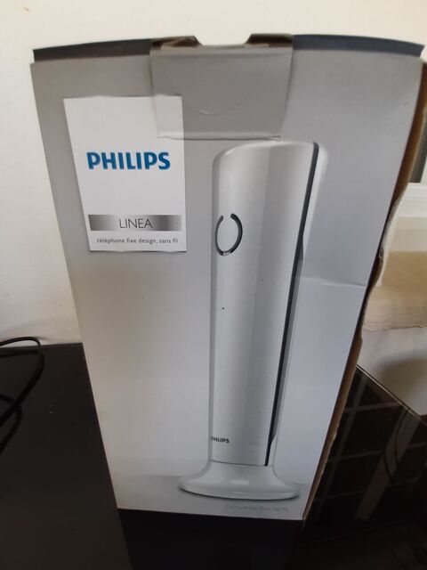Téléphone Philips sans fil couleur blanche 50 Aytré (17)