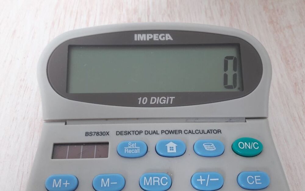 Calculatrice IMPEGA BS7830X solaire ou pile Matriel informatique