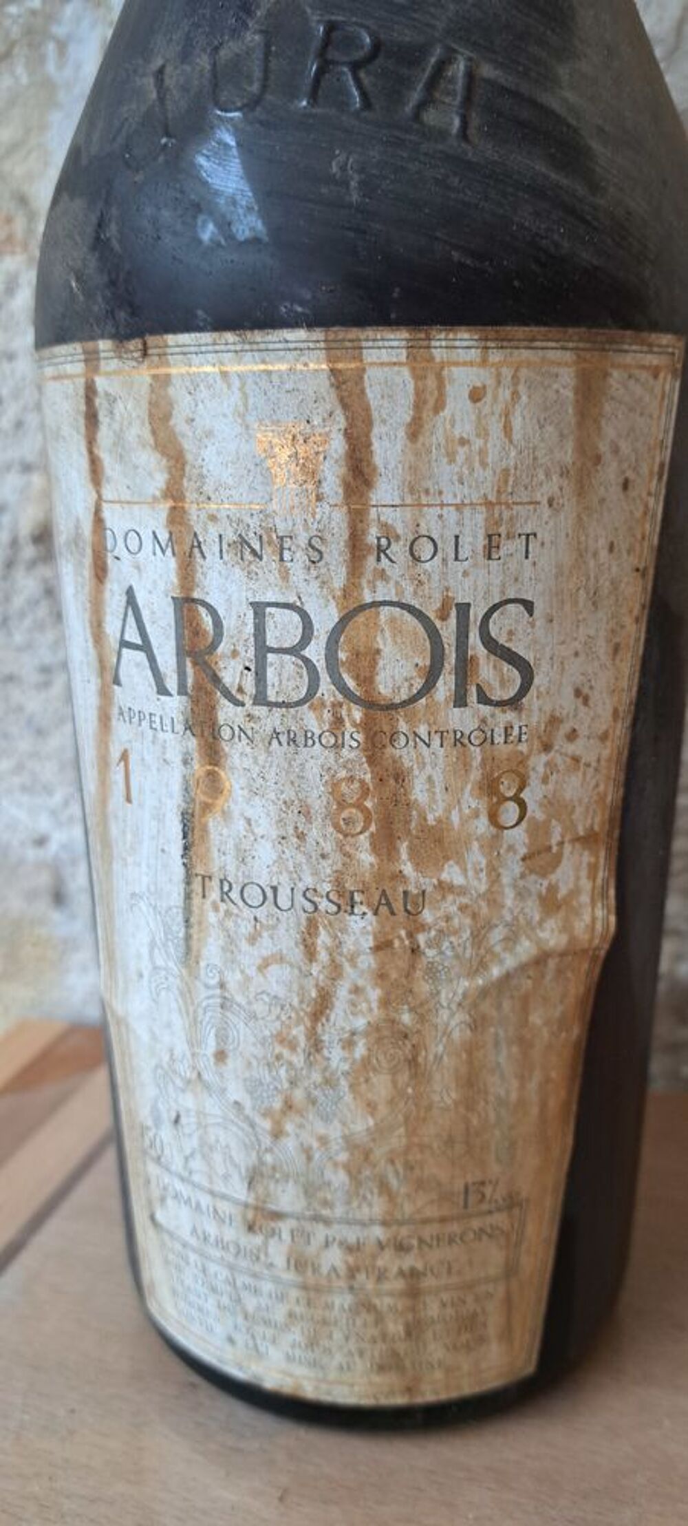 Magnum ARBOIS rouge "TROUSSEAU" 1988 ROLET 