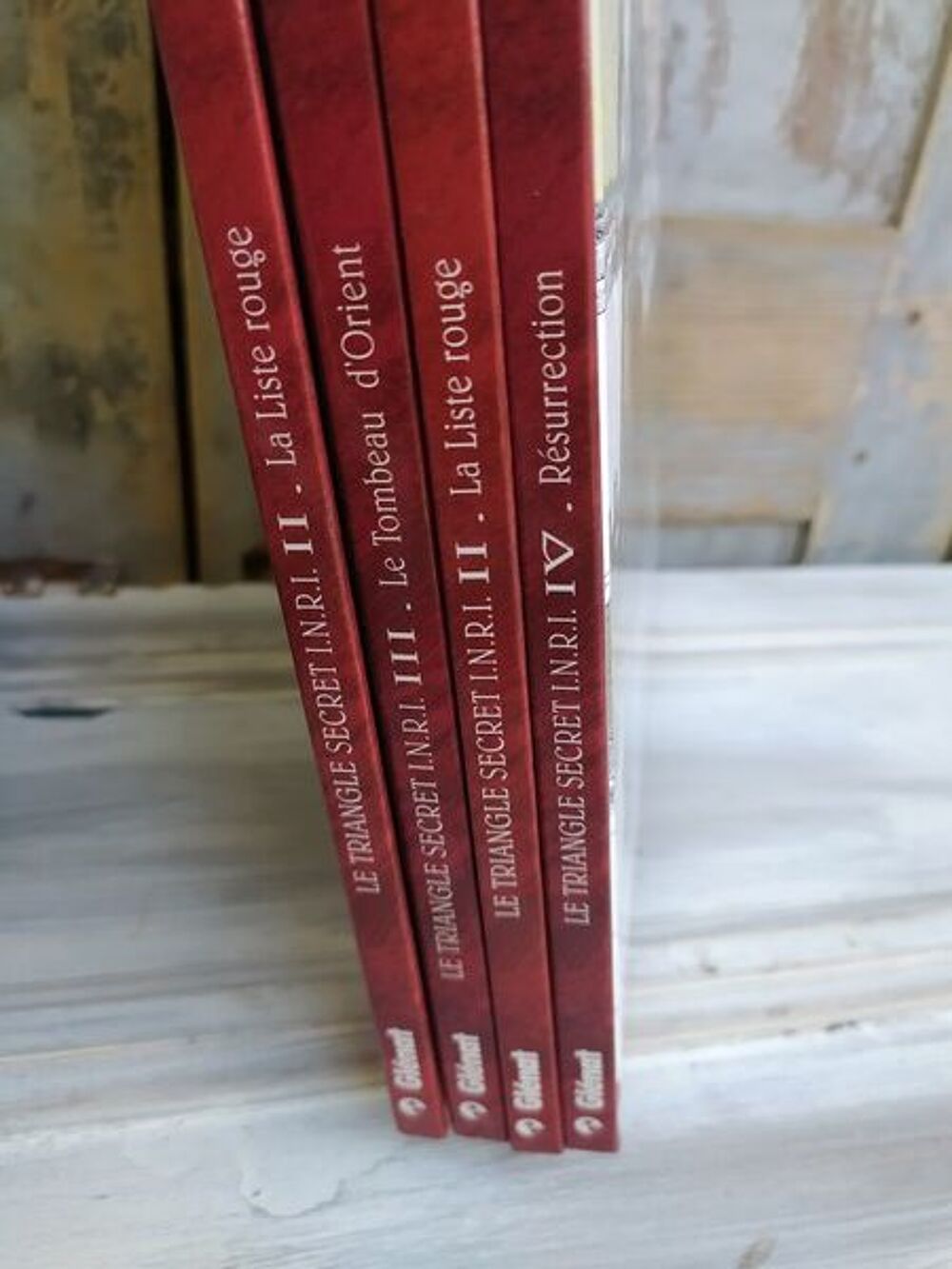 Lot BD Bandes Dessin&eacute;es Triangle Secret I.N.R.I Gl&eacute;nat, Livres et BD