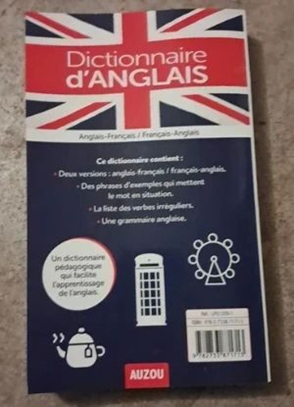 Dictionnaire d'Anglais Auzou Livres et BD