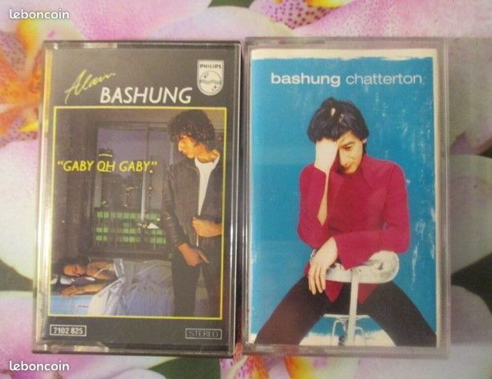 Cassettes audio st&eacute;r&eacute;o Bashung CD et vinyles