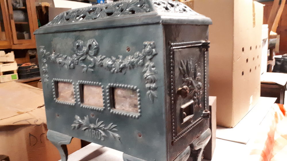 Po&ecirc;le MIRUS fonte &eacute;maill&eacute; - Décoration