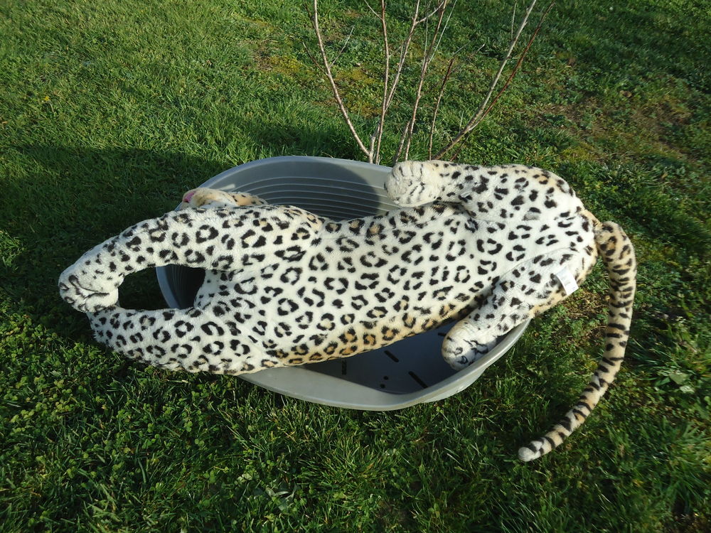 Valeur 80/120€ Magnifique peluche g&eacute;ante l&eacute;opard CE FRANCE Jeux / jouets
