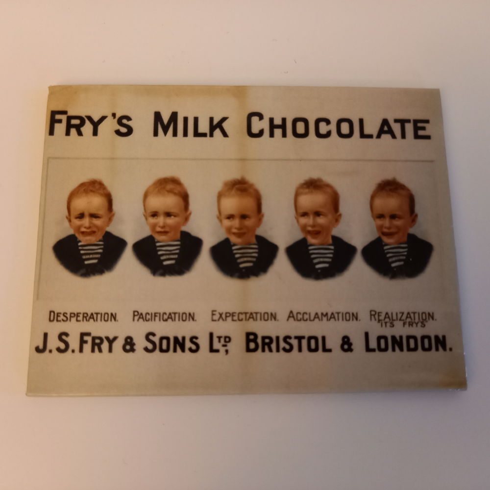 Magnet publicitaire pour une barre chocolat&eacute;e 