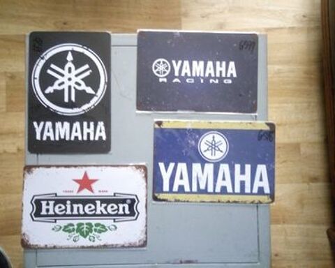 PLAQUE METAL YAMAHA KAWASAKI HONDA   MOTO 30 CM PAR 20 CM 7 Saint-Brieuc (22)