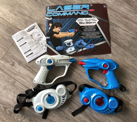 Pistolets laser command pursuit+Tactical Vest LAZER-SILVERLi 29 Fontenay-sous-Bois (94)