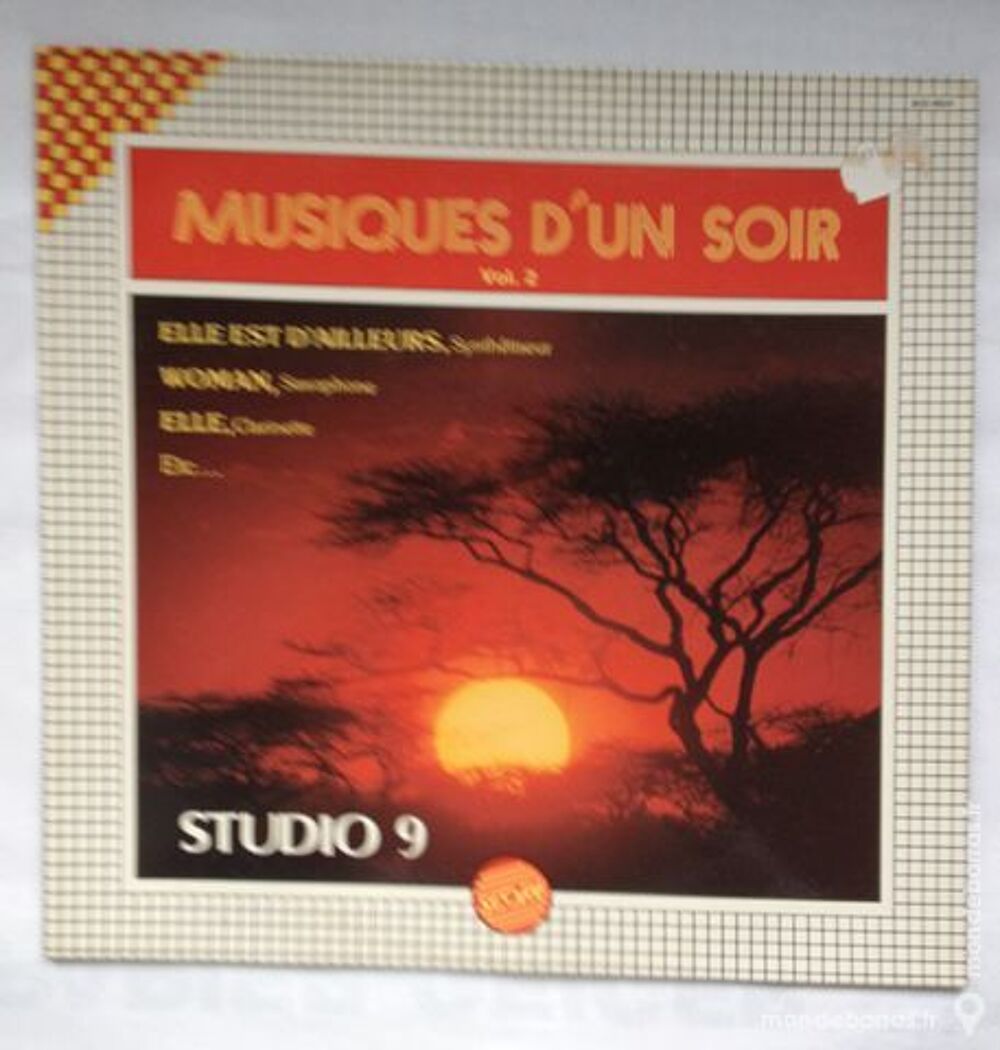 33 tours vinyle musiques d'un soir vol.2 studio 9 CD et vinyles