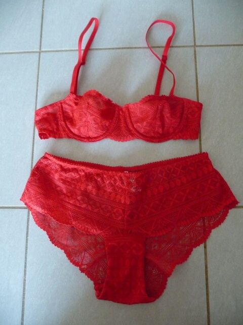 Ensemble de lingerie dentelle rouge 36 ETAM Lingerie - Neuf Celles-sur-Belle (79)