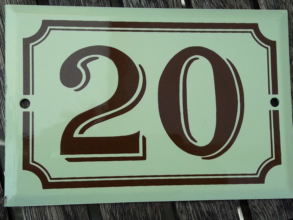 Plaque de num&eacute;ro de maison Décoration