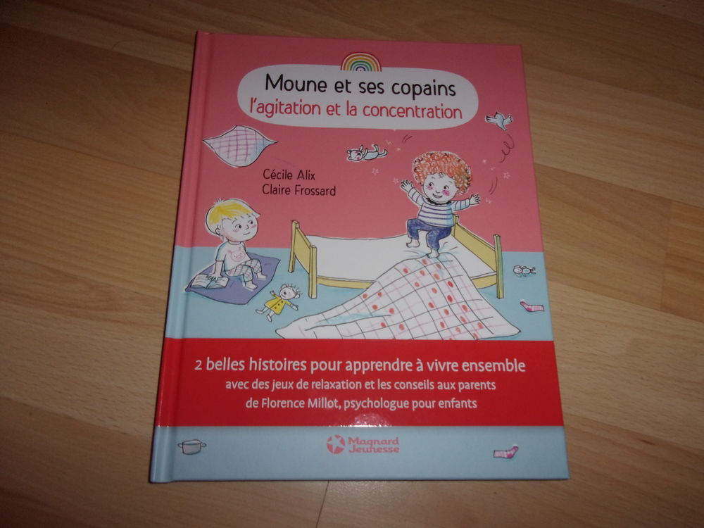 Livre Moune et ses copains: l'agitation et la concentration Livres et BD