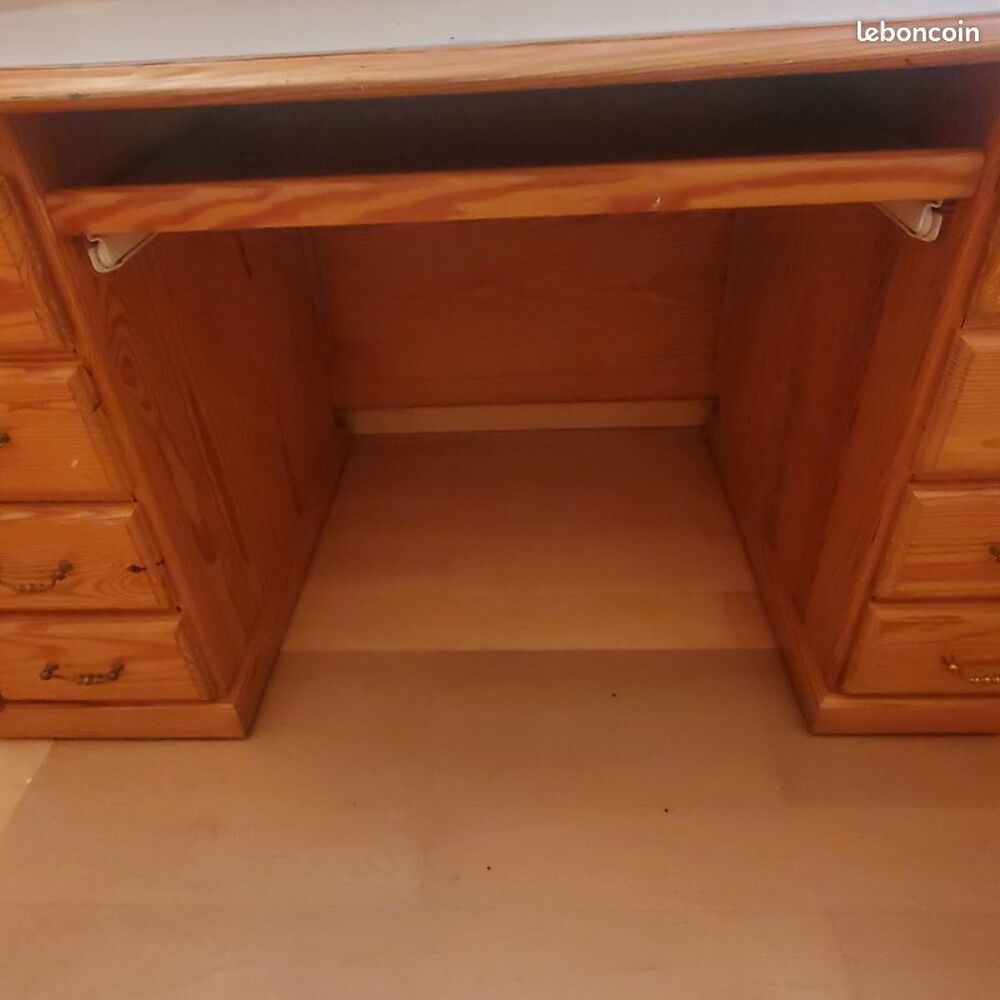 BUREAU EN BOIS D OREGON FAIT MAIN Meubles