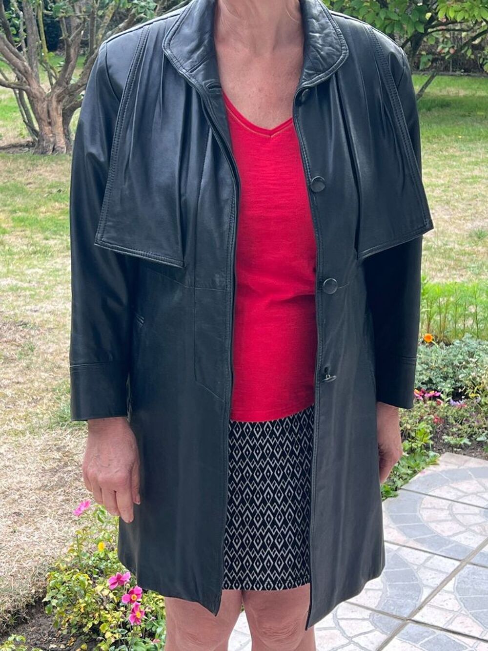 manteau cuir Vêtements
