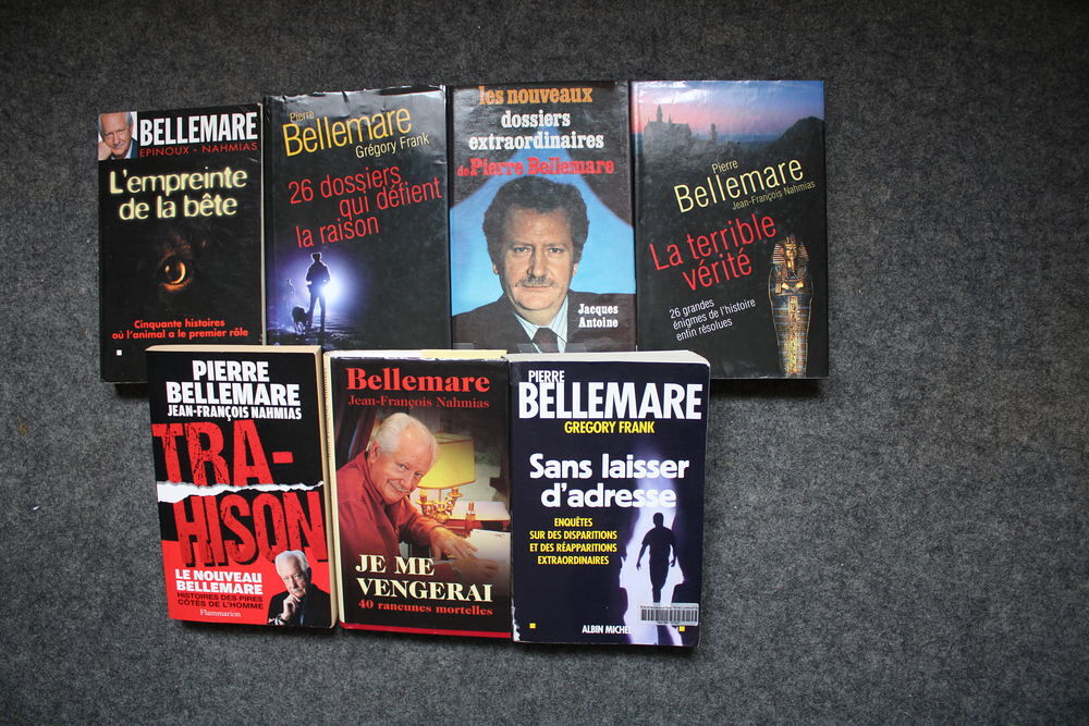 7 livres Pierre Bellemare Livres et BD
