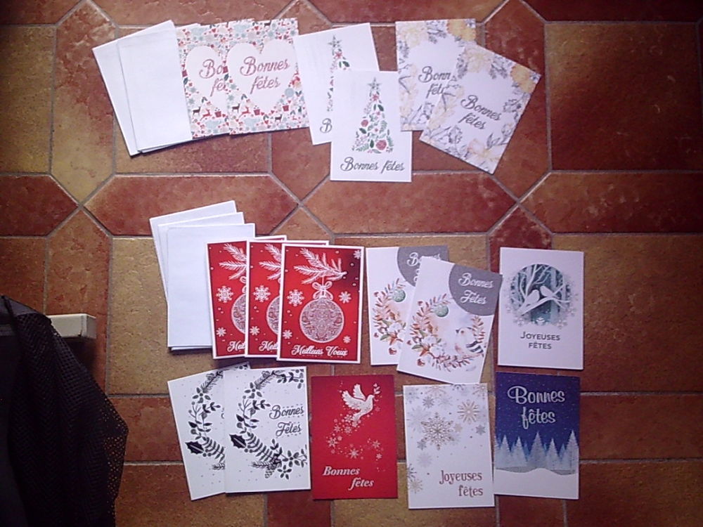 Cartes de Voeux No&euml;l et Nouvel An -Neuves Décoration