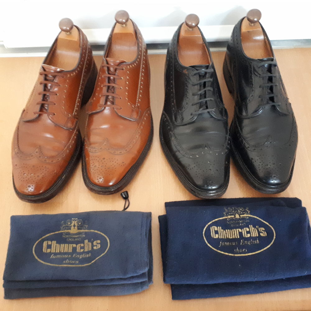 Deux paires de chaussures CHURCH'S 1994 Chaussures