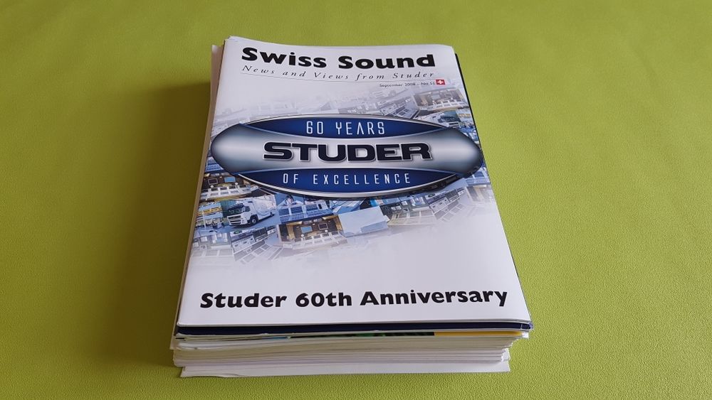 SWISS SOUND * STUDER REVOX Audio et hifi
