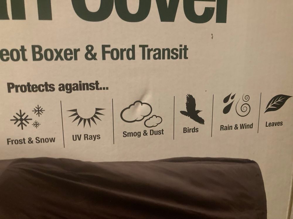 B&acirc;che de protection pour fourgon Ducato, Boxer Jardin