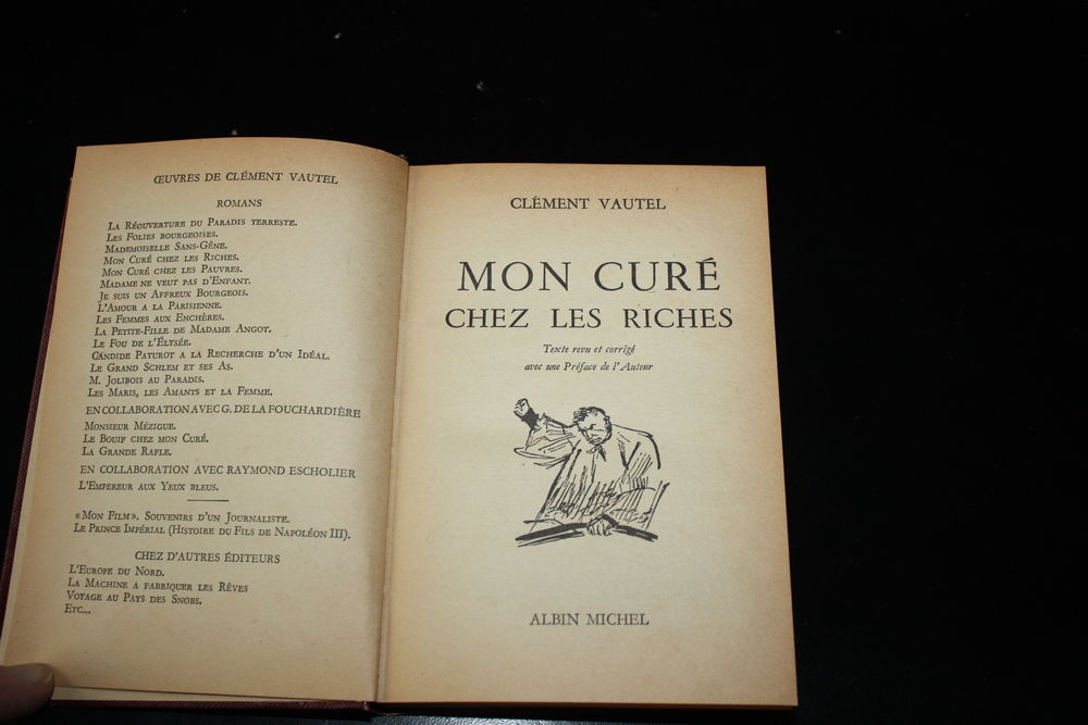 MON CURE CHEZ LES RICHES- CLEMENT VAUTEL- Collection Pourpre Livres et BD