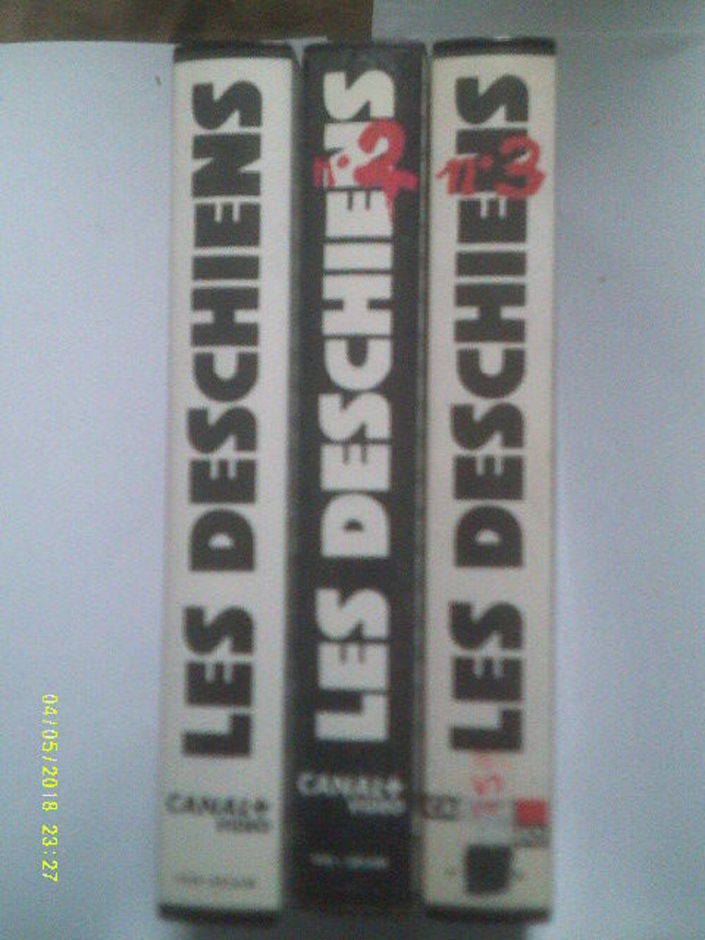 LES DESCHIENS vol 1 ,2,3 DVD et blu-ray