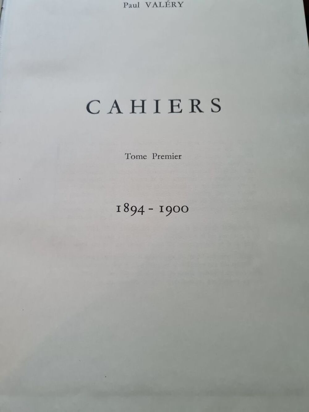 Paul valery tomes de 1 &agrave; 29 