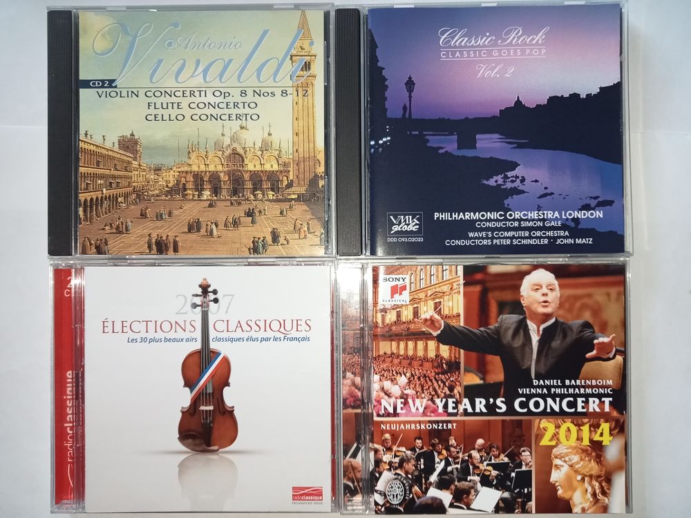 (A1) Lot de 48 CD - Musique Classique, Baroque CD et vinyles