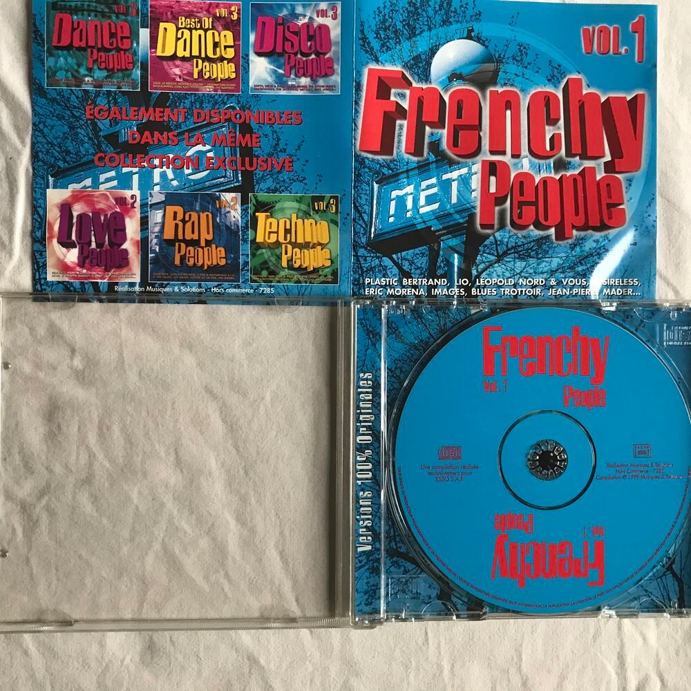 CD Frenchy People Versions 100% Originales ESSO Collection CD et vinyles