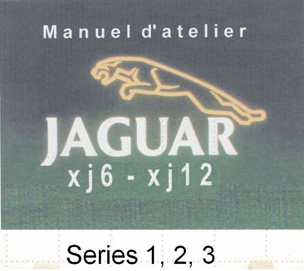 Manuel d'atelier Jaguar Bricolage