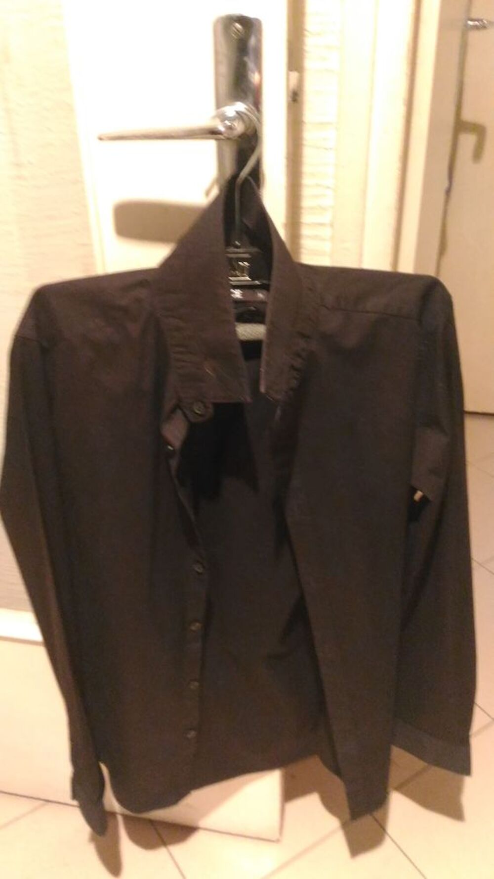 chemise noire easy slim ? stretch taille M de chez BRICE Vêtements