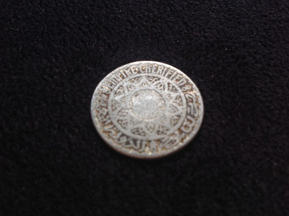 PIE?CE DE MONNAIE 5 FRANCS MAROC EMPIRE CHERIFIEN Envoi Poss 
