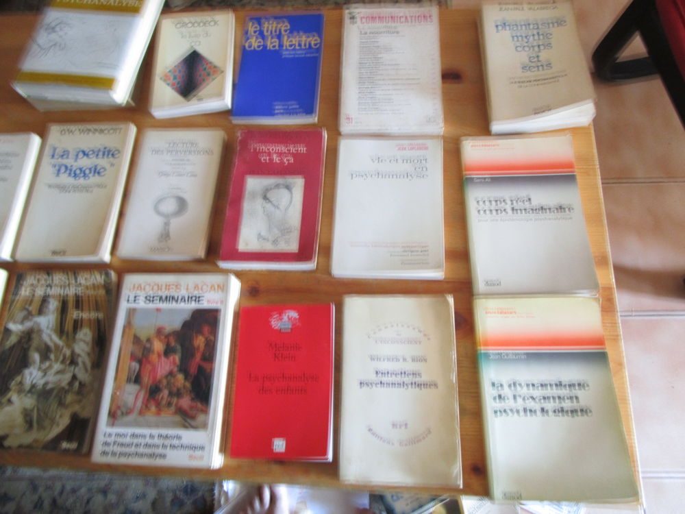 Belle Collection Freud, Lacan, M. Klein, Winnicott Décoration