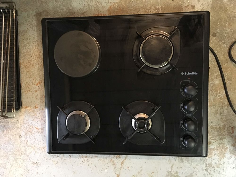 Plaque de cuisson mixte (gaz/&eacute;lectrique) Scholt&egrave;s - Bon &eacute;tat Electrom�nager