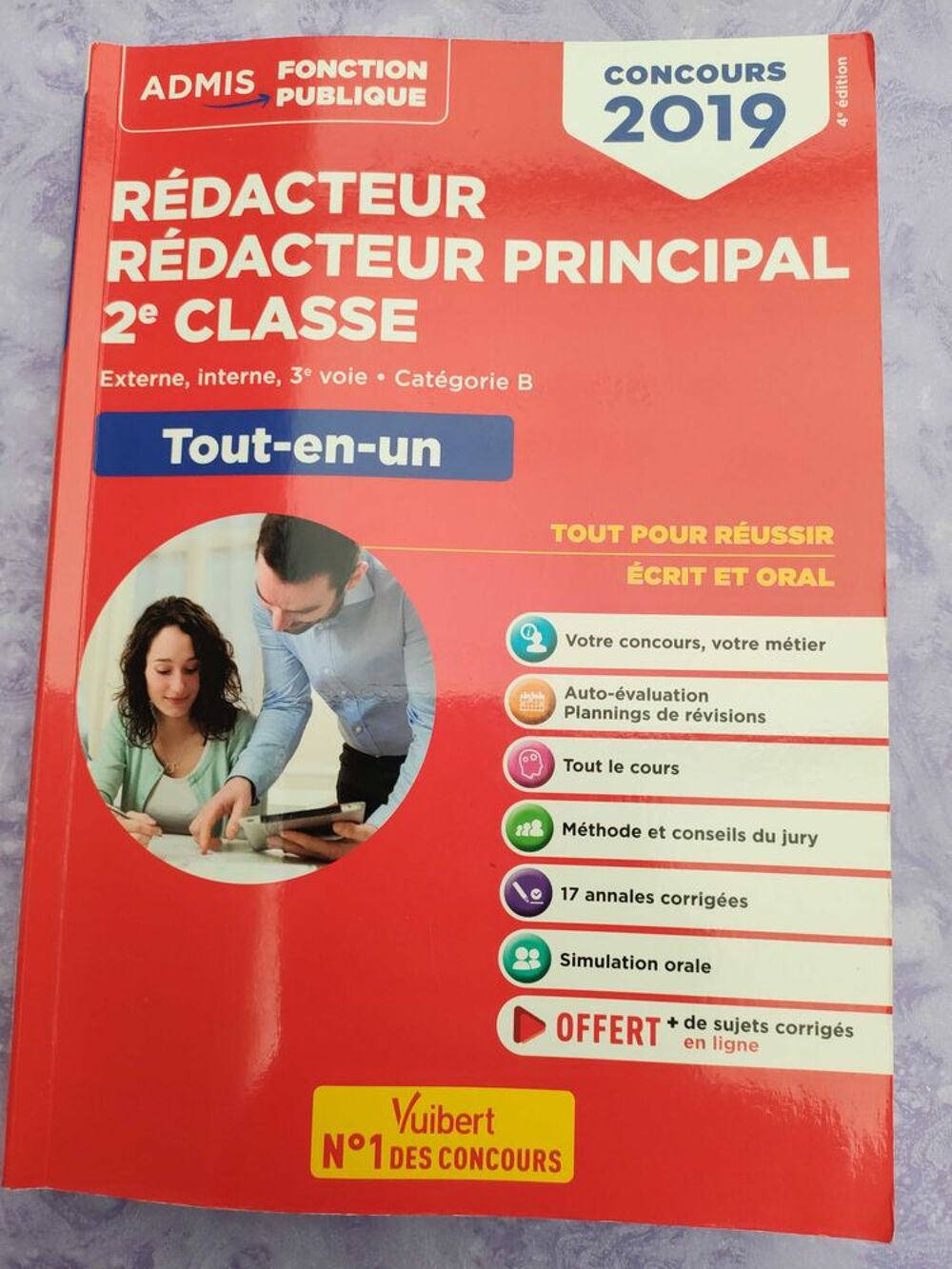 Lot 3 livres Concours Fonction Publique Territoriale (Cat&eacute;gorie B) Livres et BD