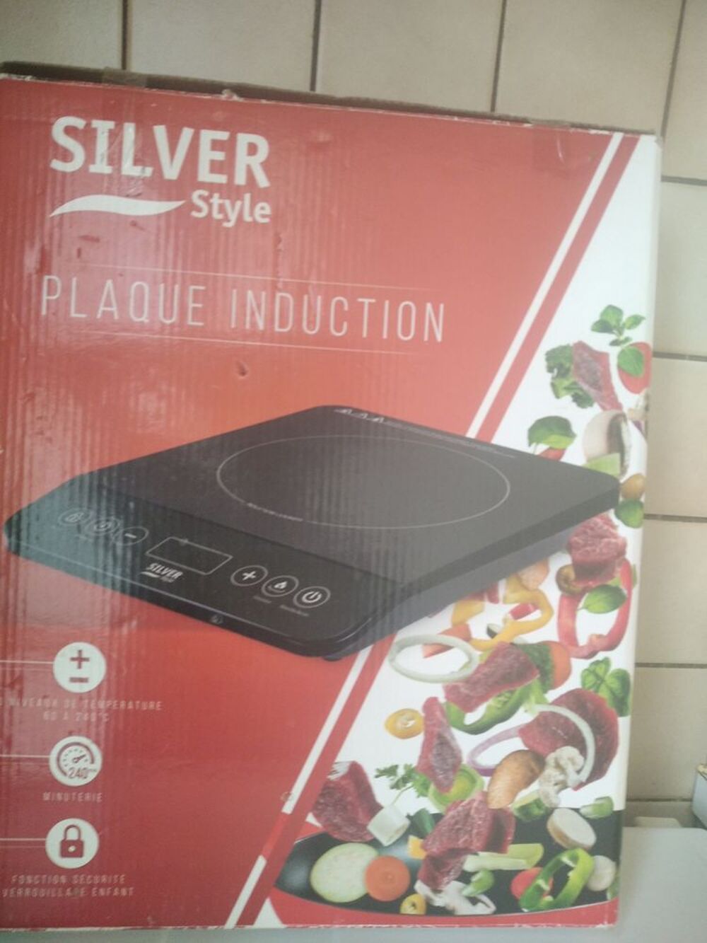 Plaque induction Silver Style Electroménager