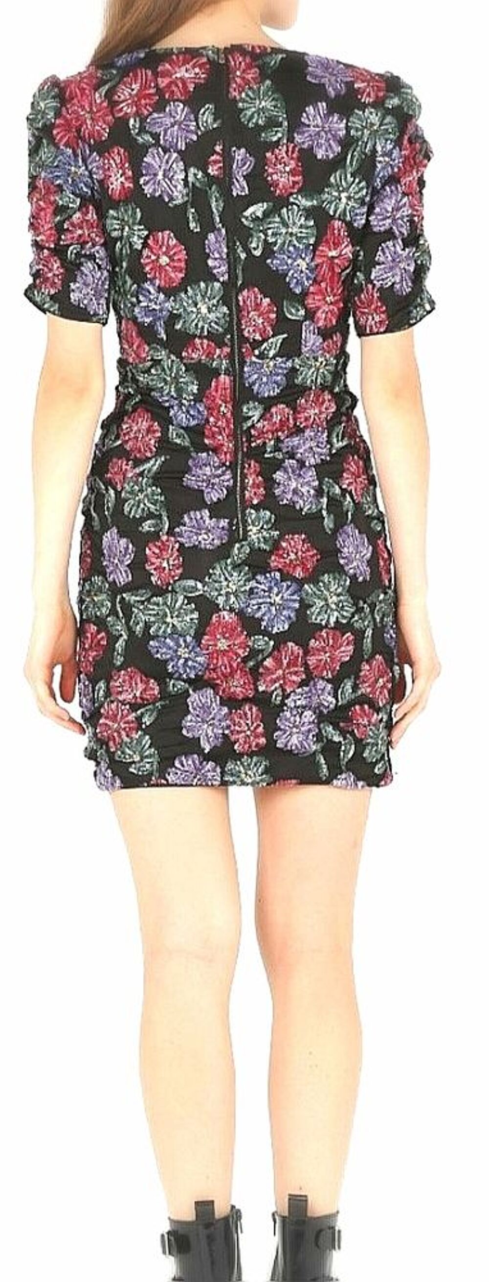 Robe cocktail, neuve, Maje, T2, noire brod&eacute;e au sequins Vêtements