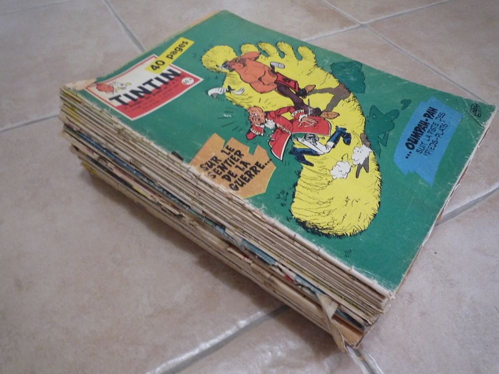 Lot Journal de TINTIN vintage 1959 