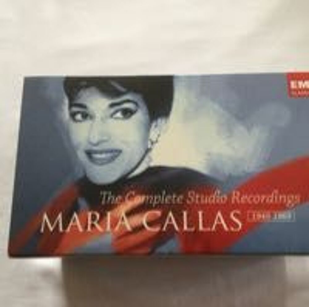 Coffret complet de 70 CD de Maria Callas. The Compl&egrave;te Studio Recordings - 1949-1969. EMI Classics DVD et blu-ray