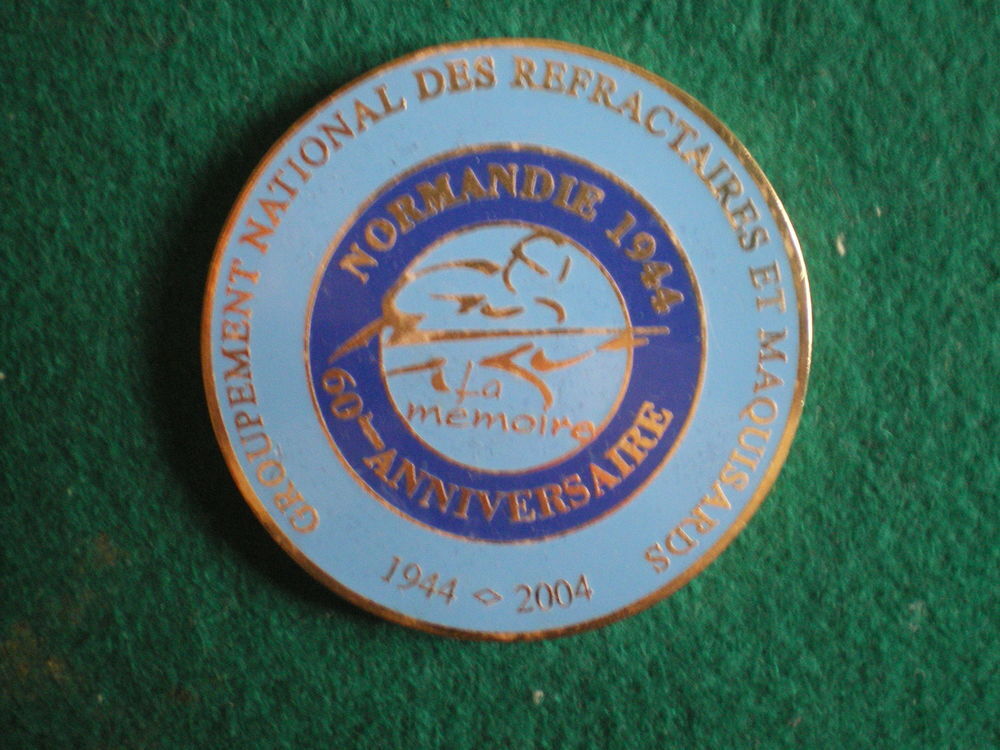 M&eacute;daille Groupement National des R&eacute;fractaires et Maquisards 