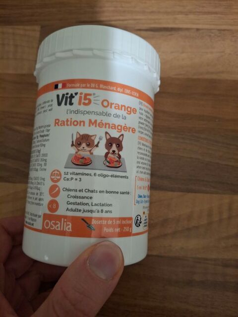 Vit'i5 Orange compl&eacute;ment alimentaire pour chiens et chats 13 69003 Lyon