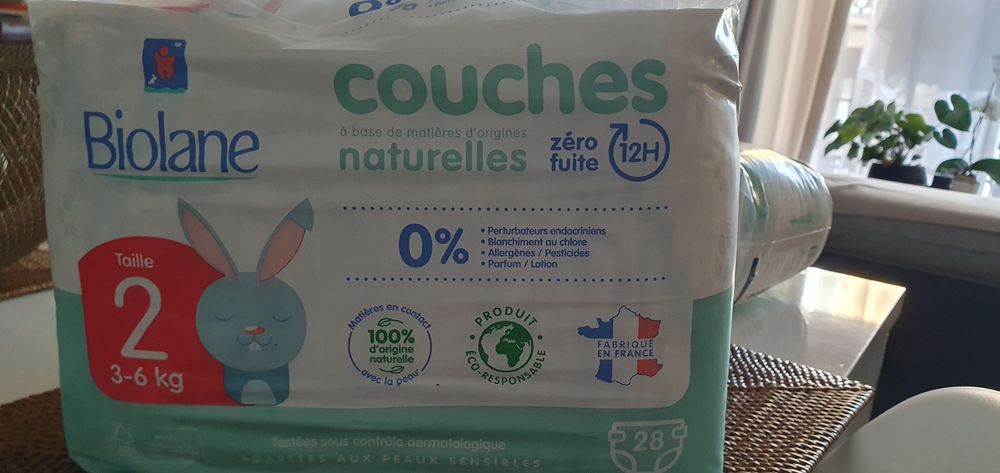 Couches Biolane Taille 2